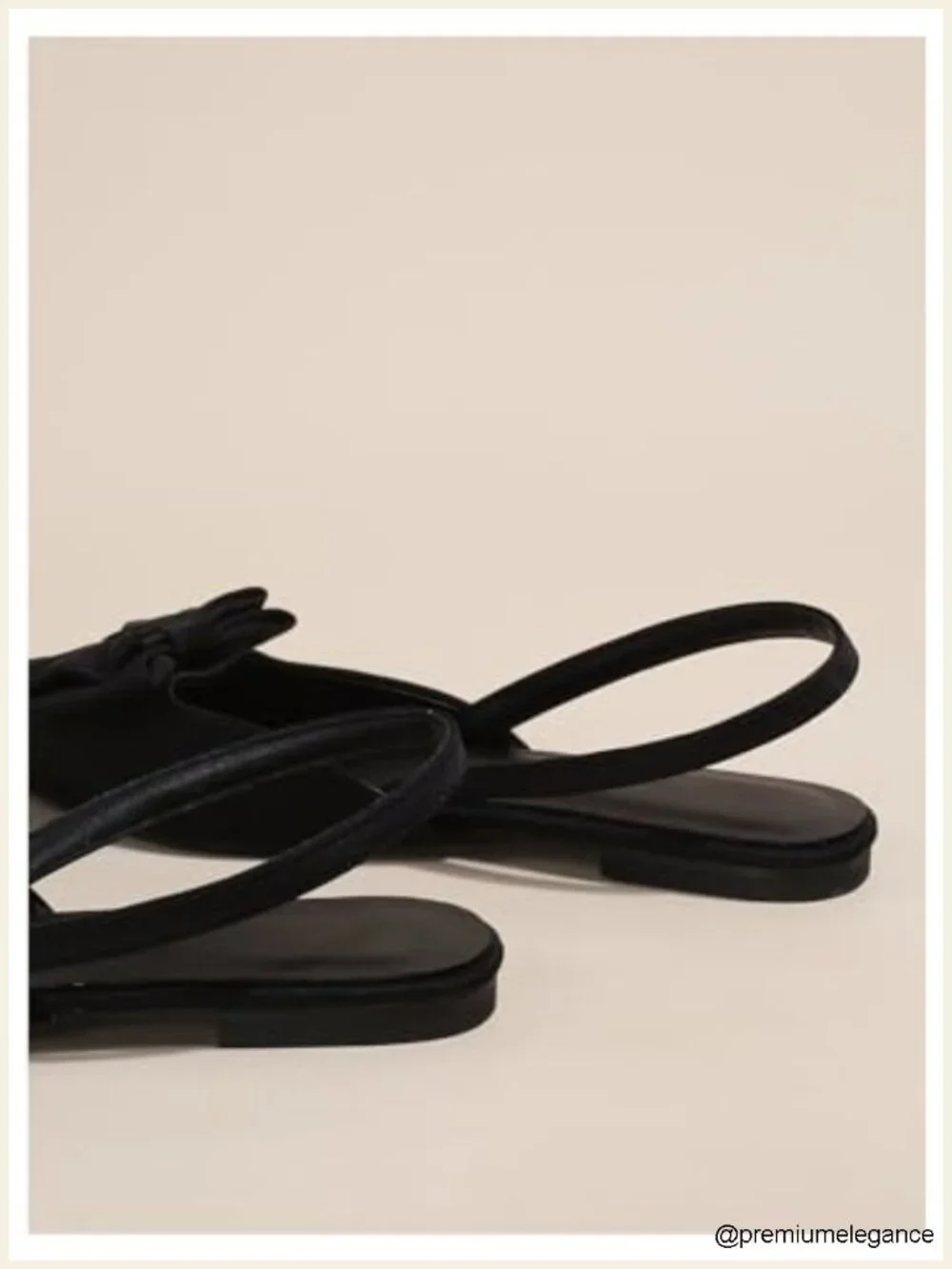 Faux Leather Pointed Toe Slingback Flats Women's Ankle Strap Dress Shoes